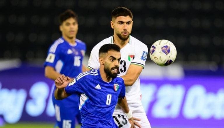 مباراة منتخب فلسطين والكويت