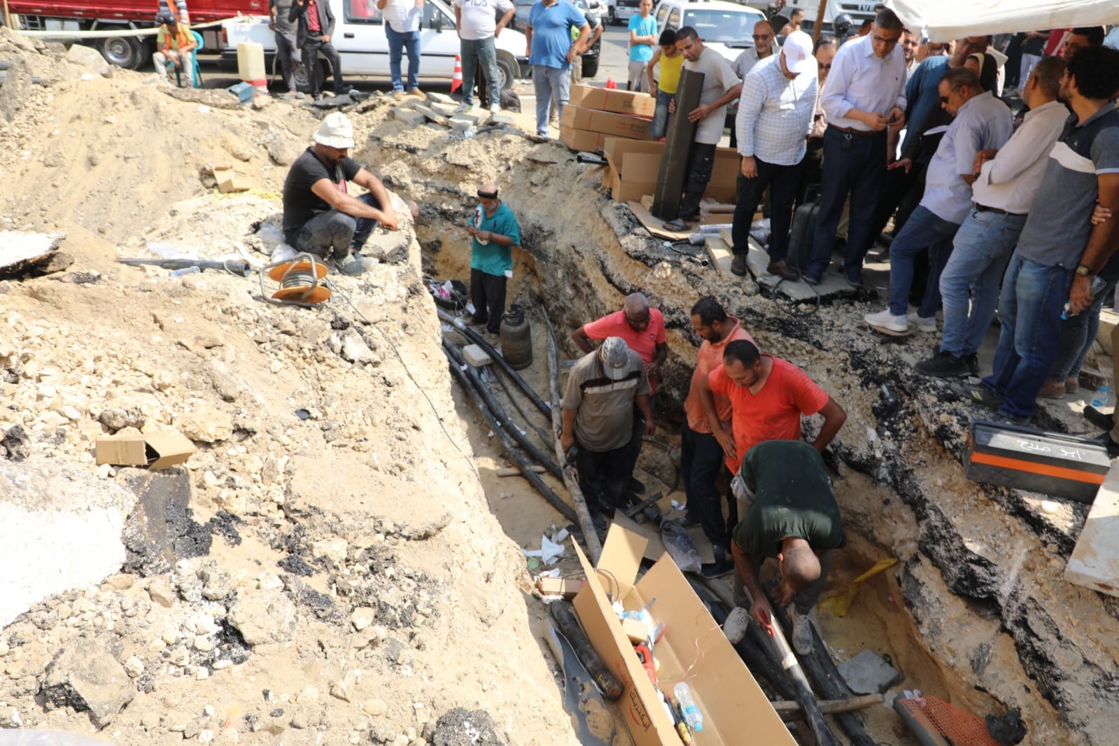 محافظ الجيزة: الانتهاء من إصلاح محطة محولات جزيرة الدهب خلال ساعة