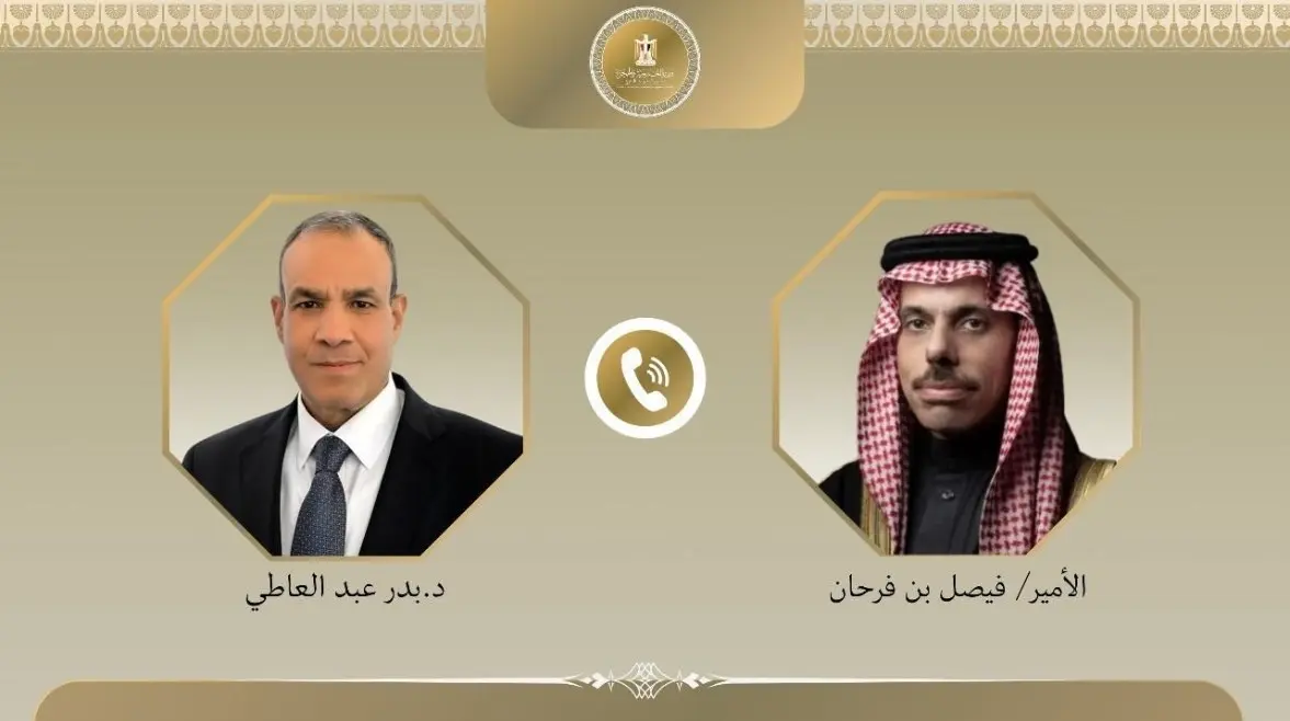 وزير الخارجية يبحث مع نظيره السعودي إعادة إعمار قطاع غزة