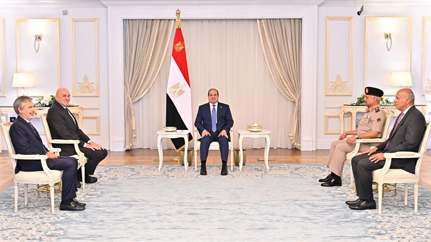 تفاصيل لقاء الرئيس السيسي ووزير الدفاع الإيطالي لبحث تطورات الأوضاع الفلسطينية