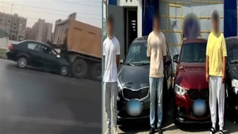 المتهمون في واقعة مطاردة الفتيات