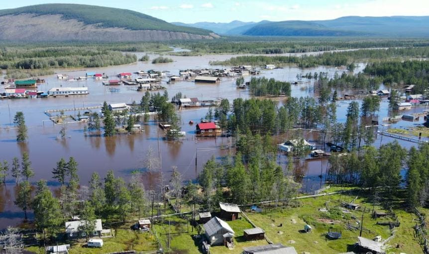 فيضانات في روسيا