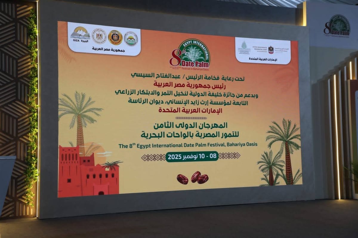 انطلاق مهرجان التمور المصرية الثامن في الواحات البحرية بالجيزة.. جدول الفعاليات