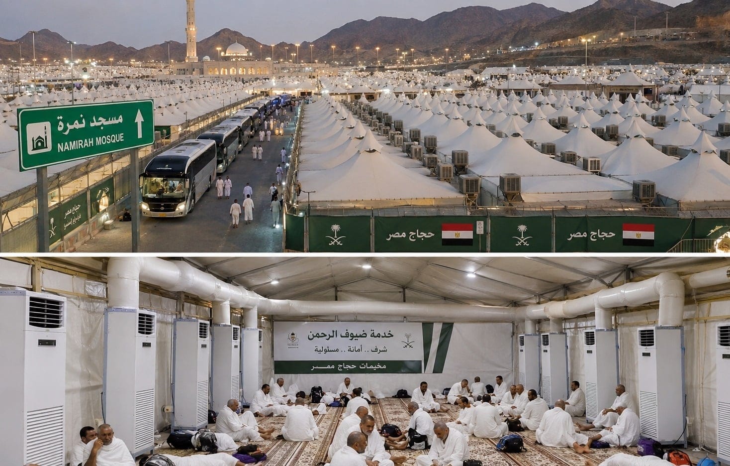 وصول جميع حجاج السياحة إلى الأراضي المقدسة لأداء مناسك الحج