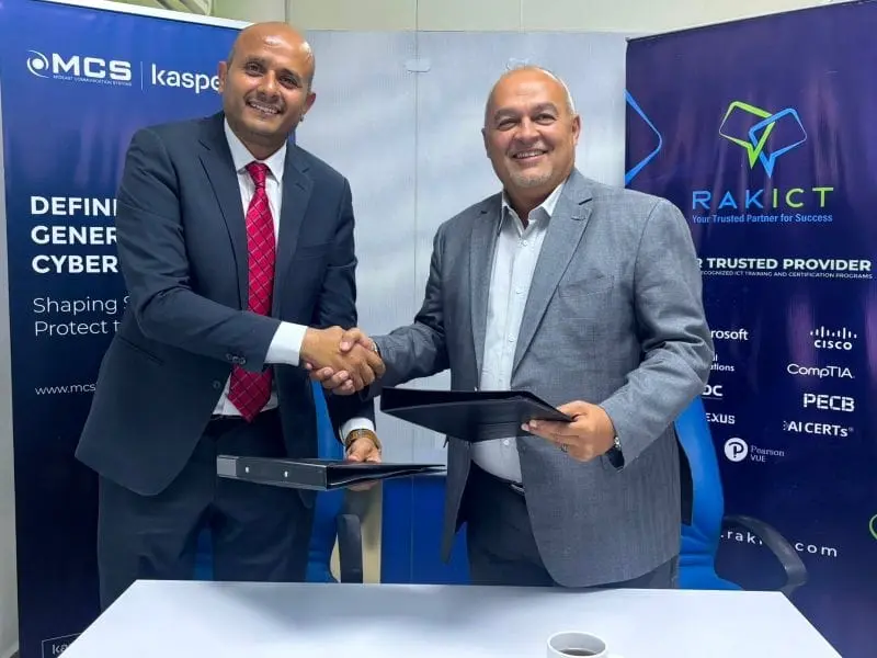 شركة RAKICT تعلن عن شراكة استراتيجية مع MCS لإطلاق محفظة التدريب الرسمية لكاسبرسكي