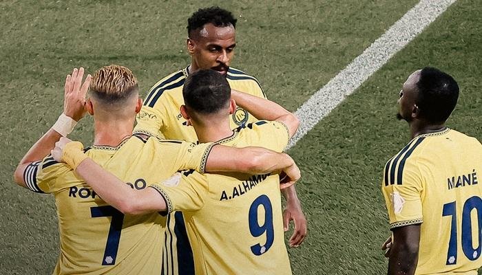 النصر يستعيد الانتصارات أمام أبها ويصعد للمركز الثاني في الدوري السعودي