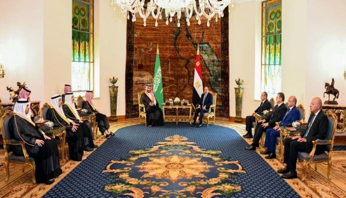 الرئيس السيسي ومحمد بن سلمان يؤكدان وحدة الموقف المصري السعودي تجاه أمن الخليج